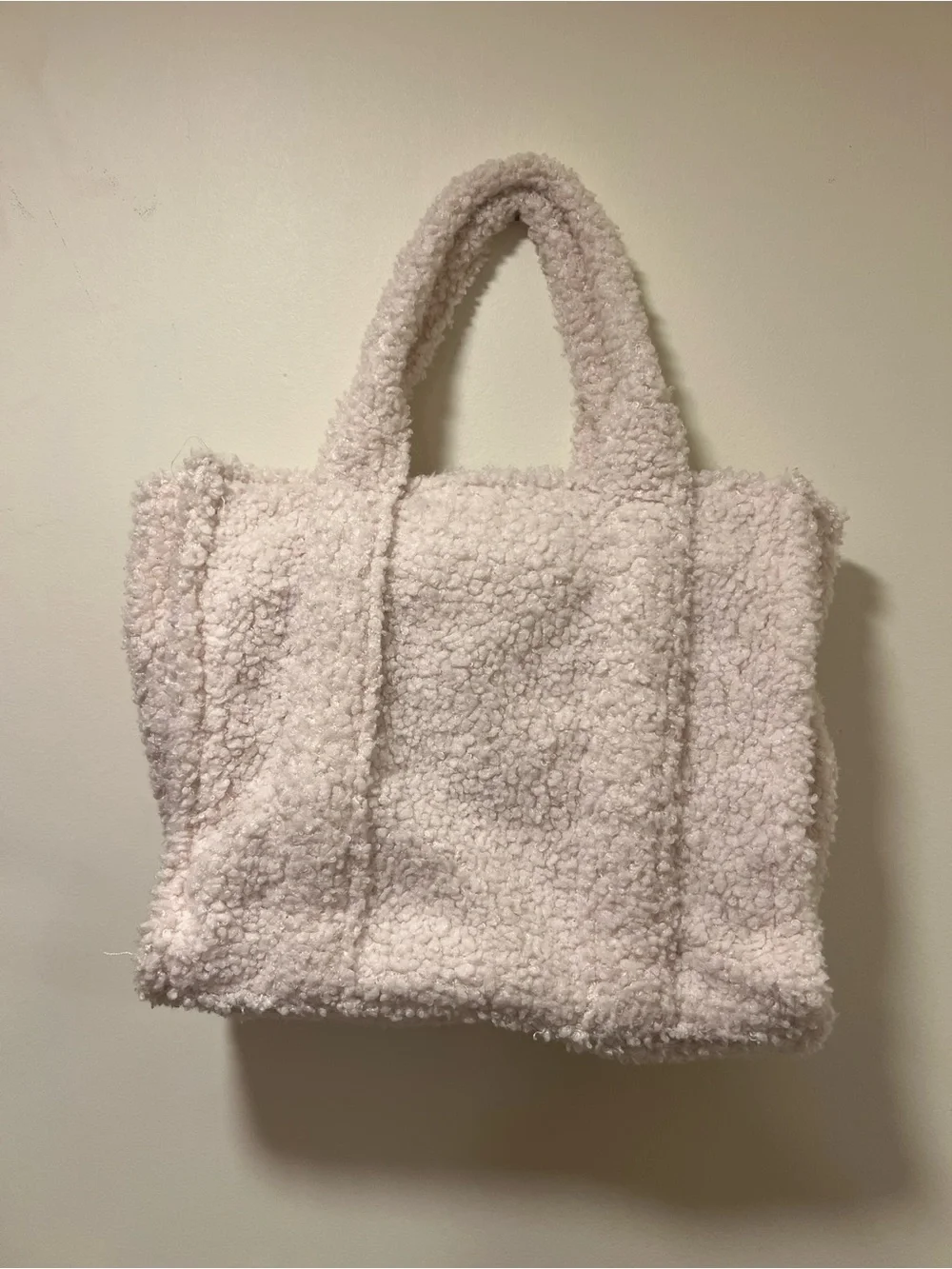 Sanrio Cinnamoroll Plush Cream Tote with Blue Accent